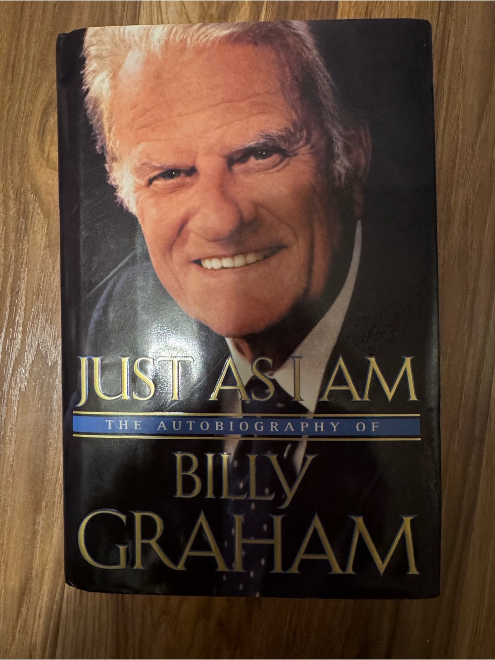 Just As I Am by Billy Graham - Hardcover Book (Black & Gold Cover)